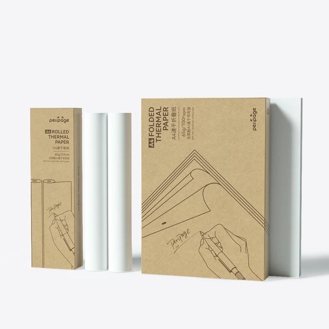 

TERMURAH PERIPAGE Kertas A4 Paper Thermal HVS Kertas Quick Dry Long Storage Roll Dan Lembar ad-56