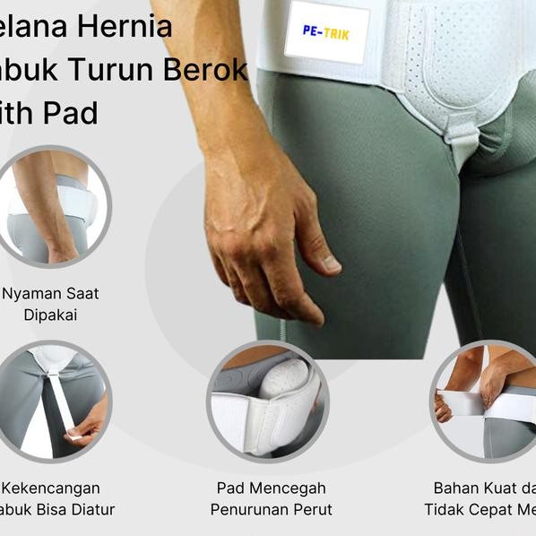 Sabuk Celana Dalam Terapi Hernia Obat Turun Berok Cd Supporter Pants