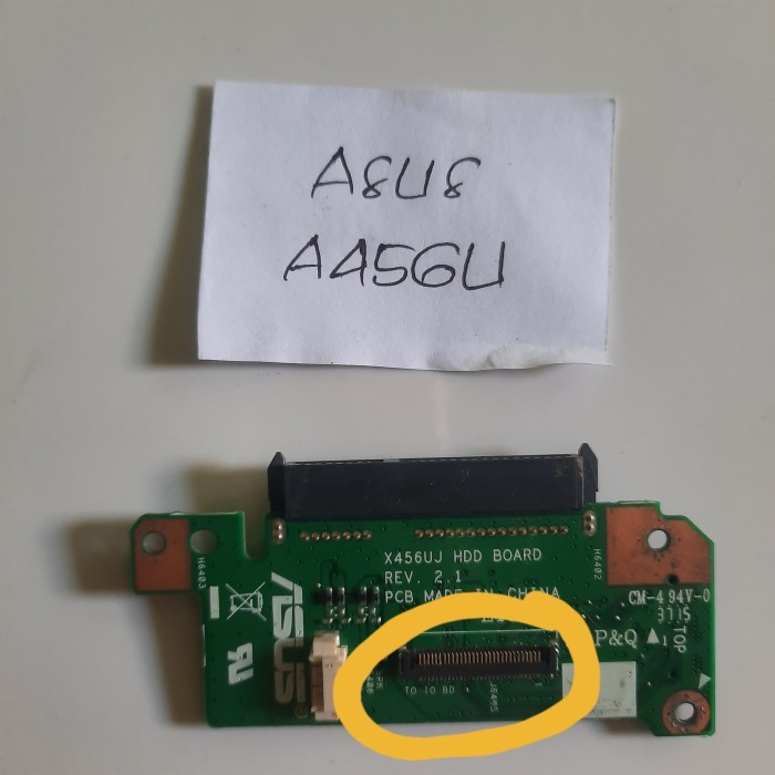 [Ready] board harddisk konektor laptop asus a456u connector hdd hardisk