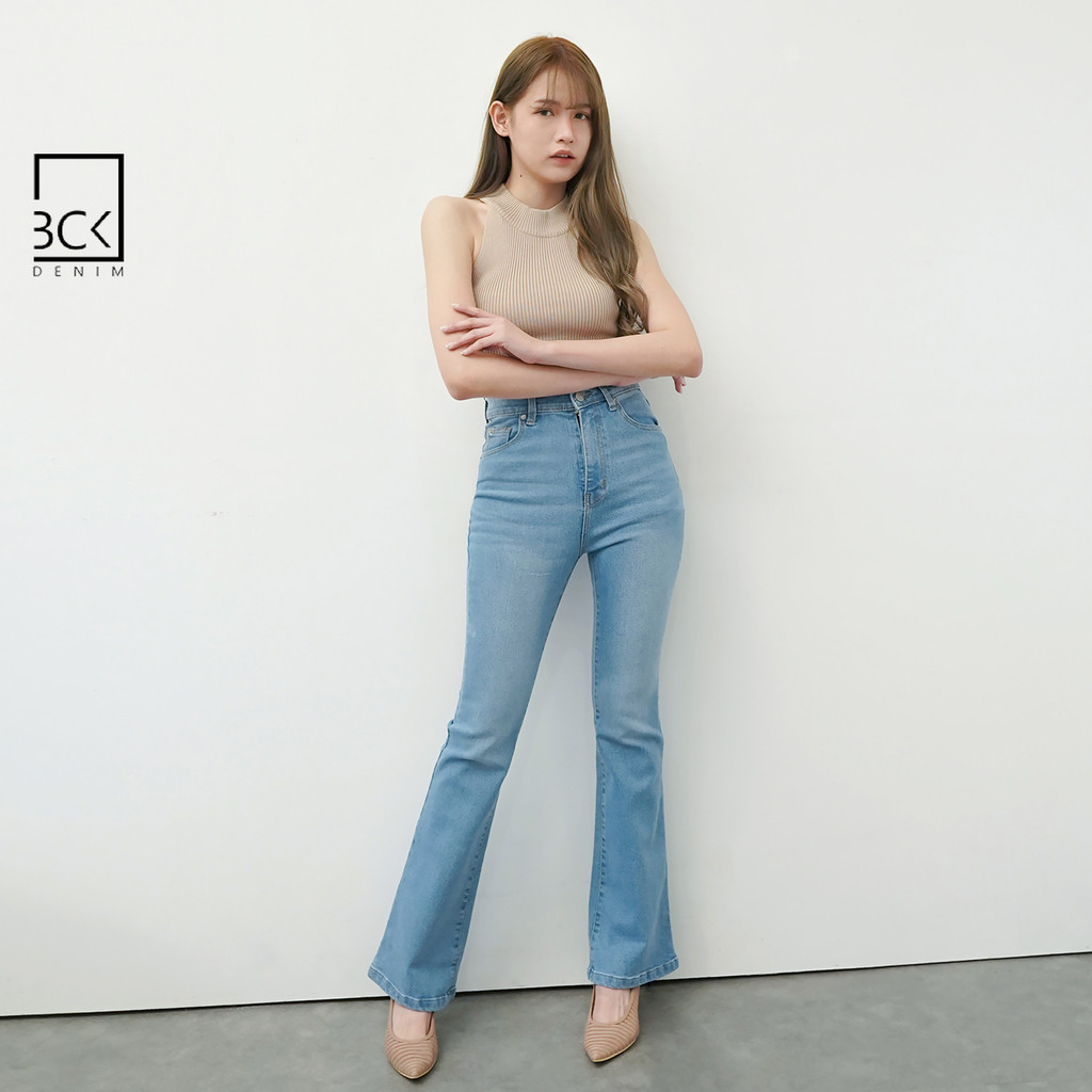 BCK - Meizy 5 Celana Jeans Cutbray Wanita Cutbray