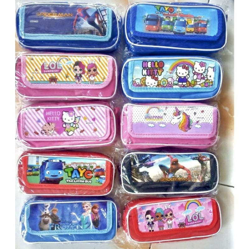 

tempat pensil kotak panjang dan tempat pensil lontong