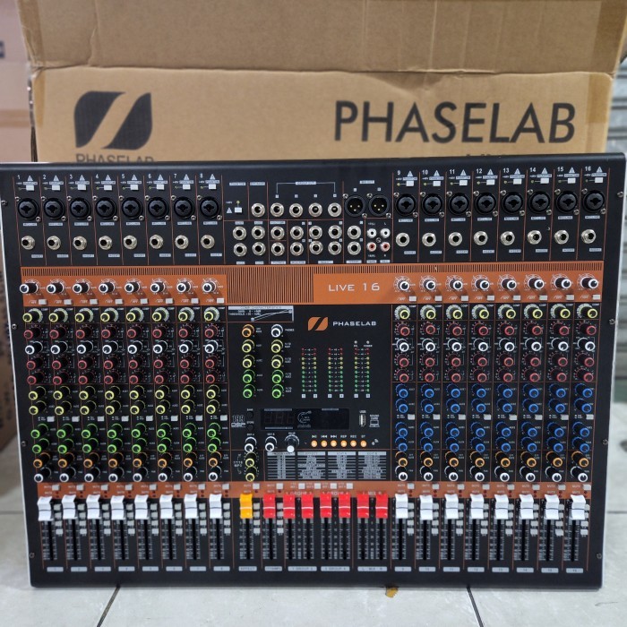 Mixer audio phaselab live16 live 16 16CH soundcard original phase lab