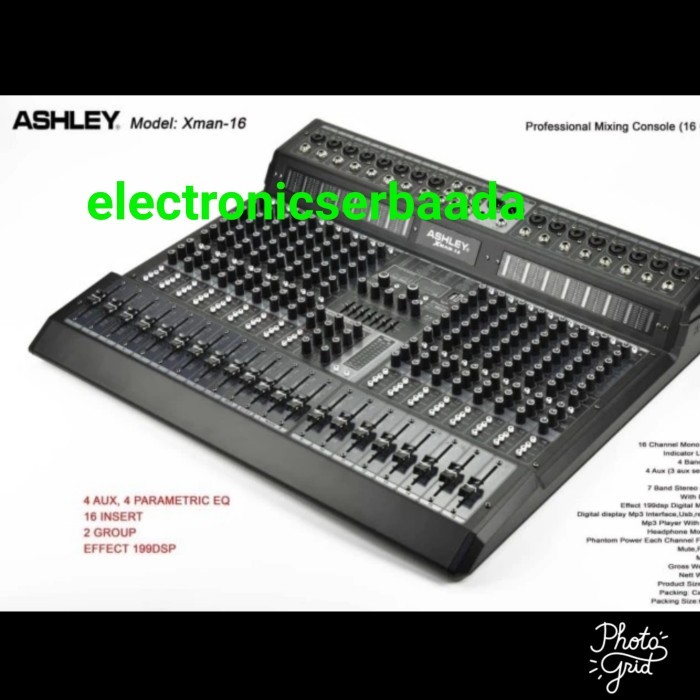 MIXER ASHLEY XMAN 16 XMAN 16 16 CHANEL MIXER ASHLEY XMAN 16