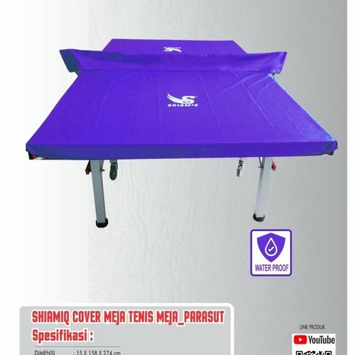 Cover Tenis Meja Shiamiq Water Proof