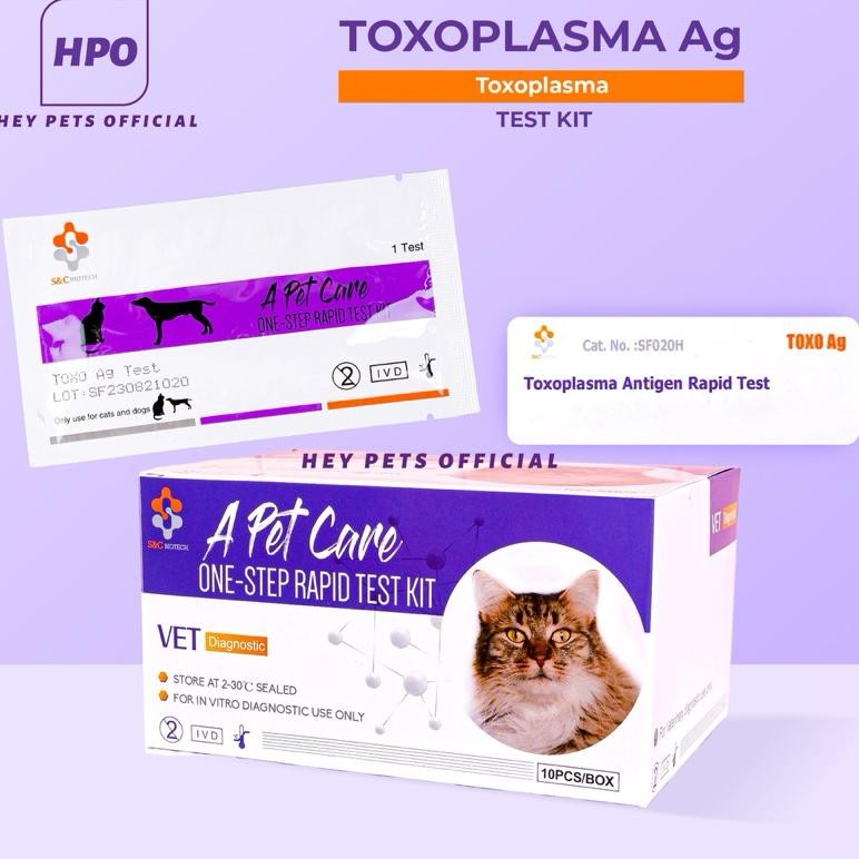 Promo Test Kit Toxoplasma (Toxoplasma Ag) - Alat Test Virus Kucing (1 Pcs) Murah