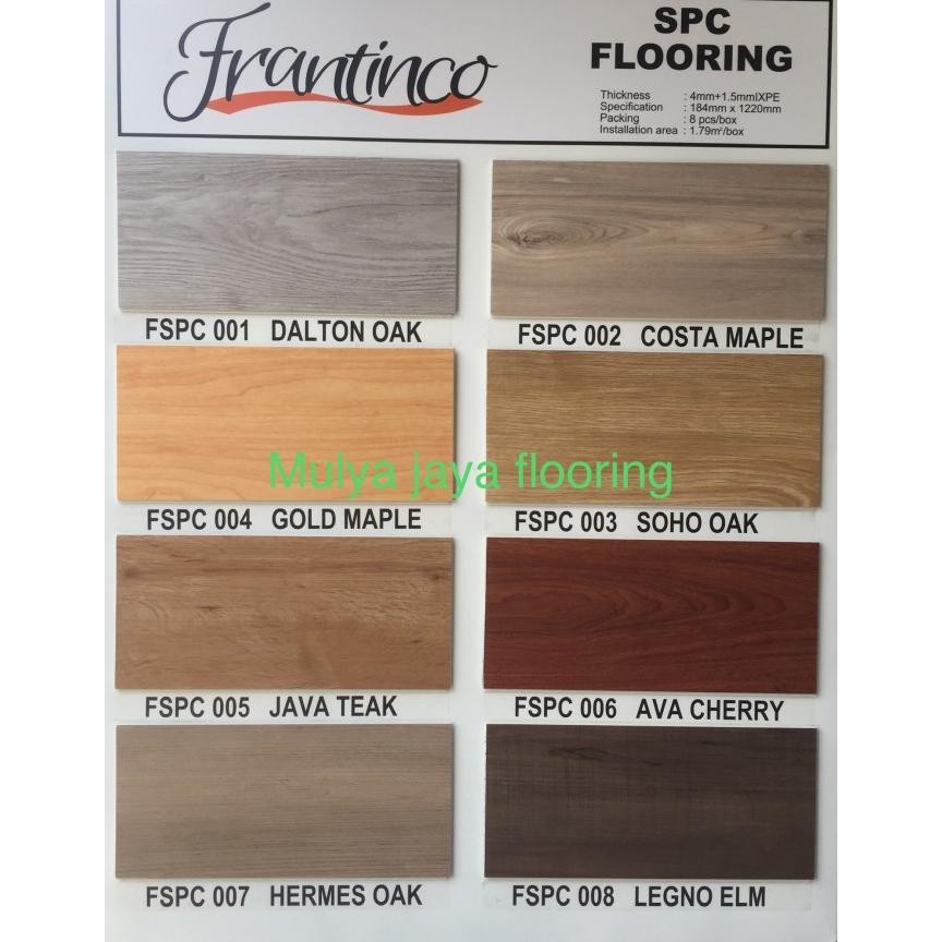 Lantai Spc - Vinyl Kayu Klik - Spc Frantinco 04