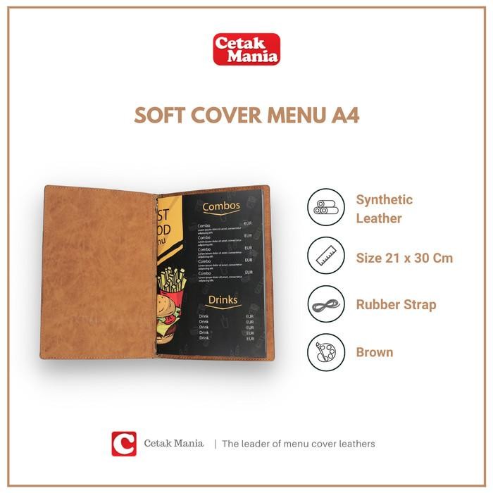 

Soft Cover Menu Kulit A4 - Ready Stock