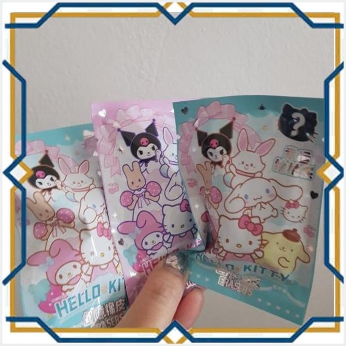 

[DOL] PENGHAPUS SANRIO SET ISI 3 PCS