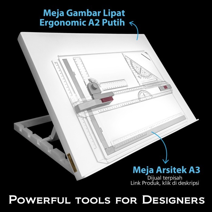 

Sale Meja Gambar Lipat A2 Ergonomic Adjustable