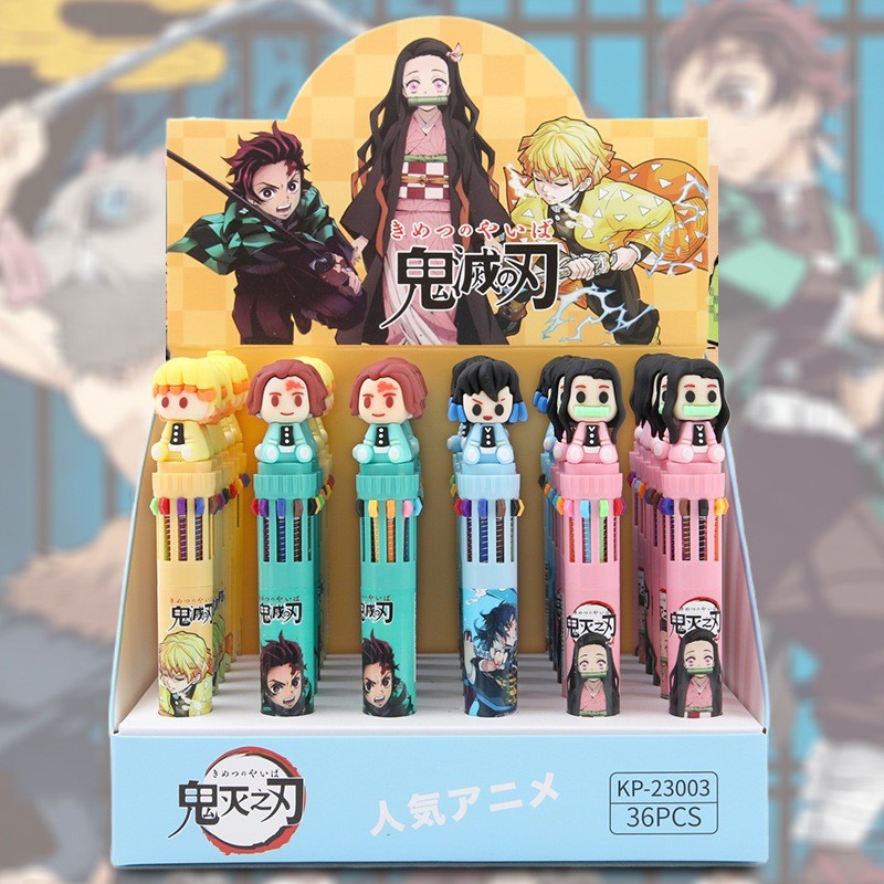 

HARGA SPESIAL [ GROSIR ATK ] PULPEN 10 WARNA KARAKTER ANIME DEMON SLAYER 3D LG W5