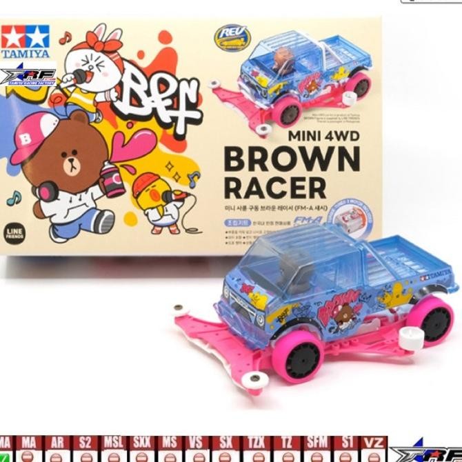 TAMIYA 92443 BROWN RACER (LINE FRIENDS)