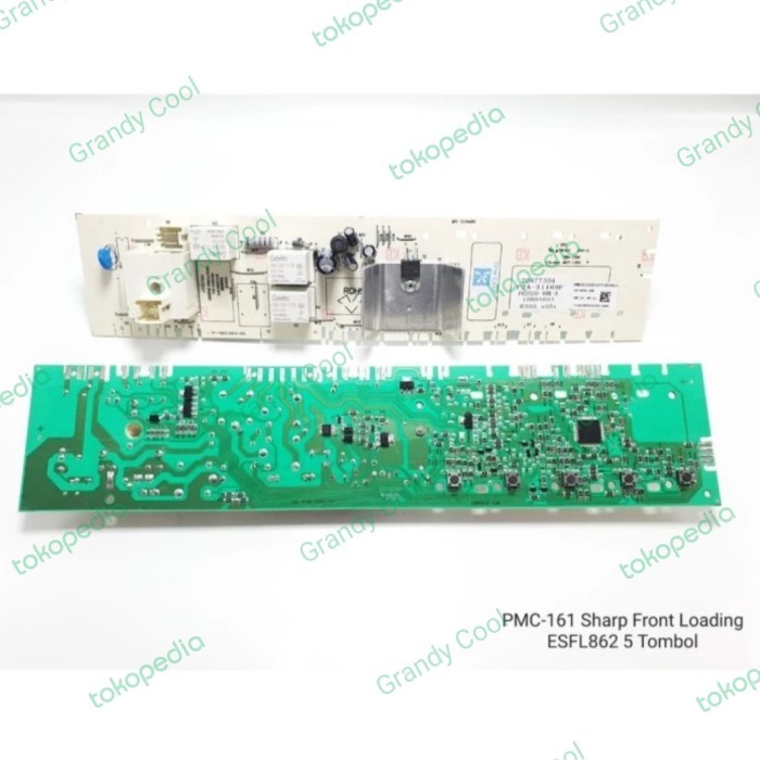 Modul Pcb Mesin Cuci Sharp Front Loading Esfl862 Esfl872 Esfl-862