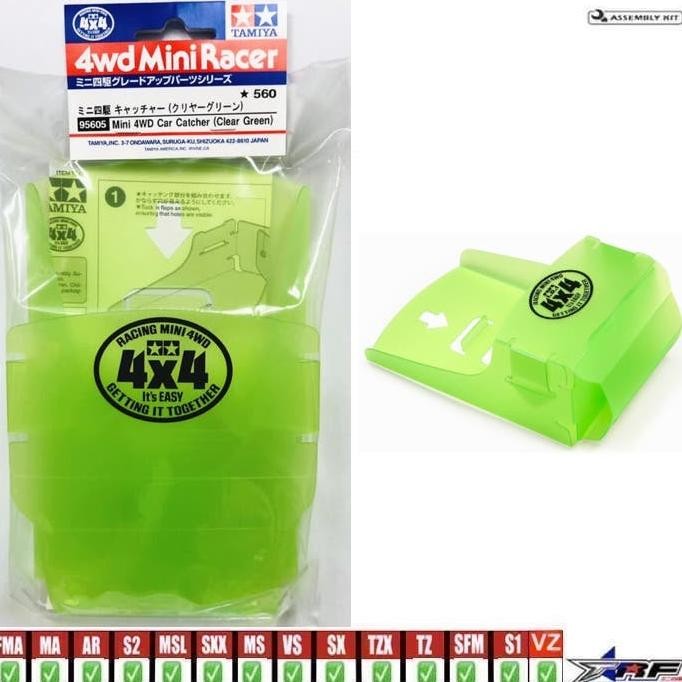 TAMIYA 95605 MINI 4WD CAR CATCHER (CLEAR GREEN)