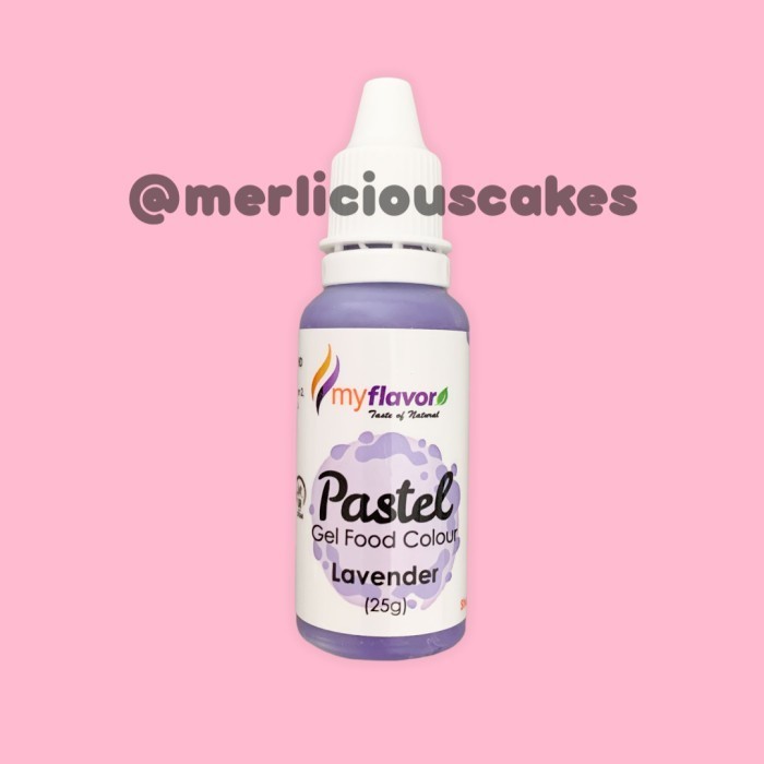 

Lavender Pastel Gel My Flavor Food Color Food Colour Pewarna Makanan