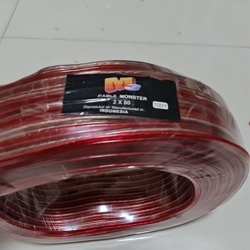 KABEL MONSTER/KABEL TRANSPARAN/KABEL BENING/ KABEL SERABUT/KABEL AUDIO