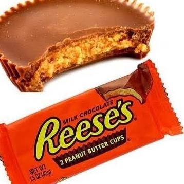 

[isi 2 Pcs] Reese's Peanut Butter 42gr - Reeses Cokelat Import US