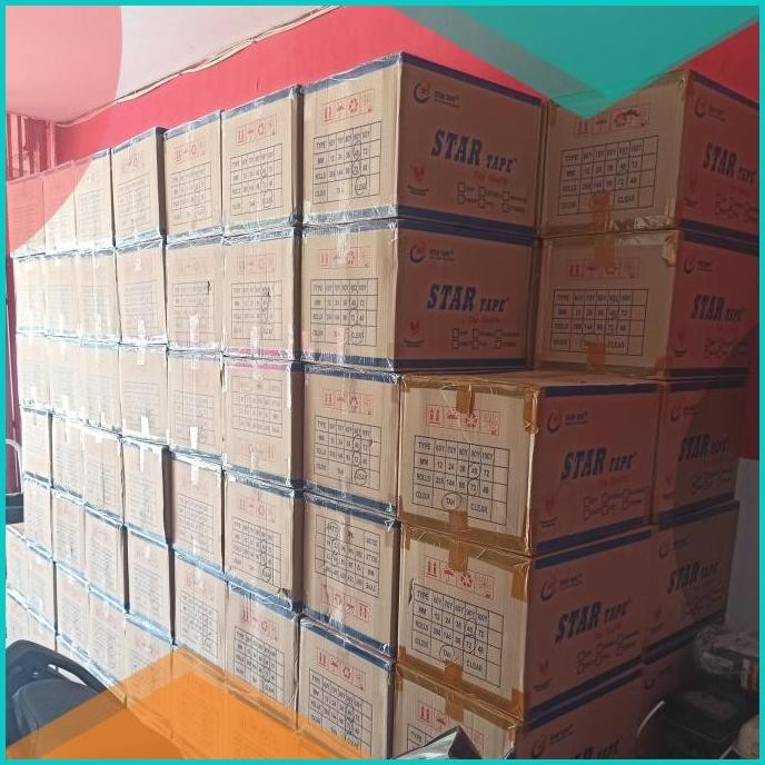 

Lakban Isolasi solatip BENING dan COKLAT 100YARD 48MM 2 INCH 1Dus 140