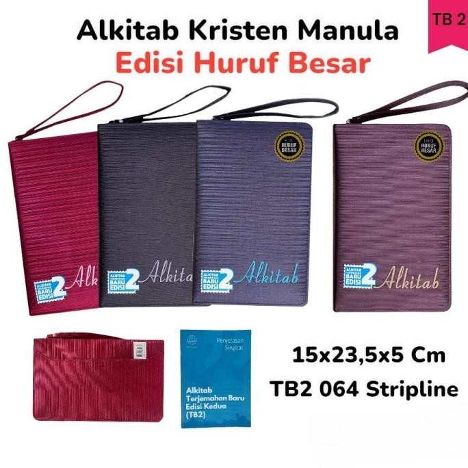 

Terlaris Alkitab Lai Edisi Huruf Super Besar. Untuk Lansia. Tb 064 Ti Bl Neuro Ready Stok