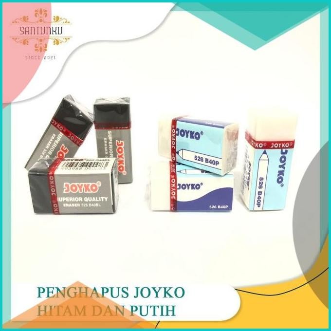 

PENGHAPUS JOYKO HITAM DAN PUTIH / ERASER [SANTUNKU] 140BZ4 onderdil