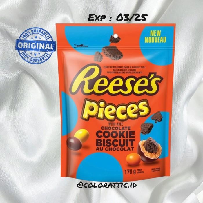 

Reese's Pieces With Chocolate Cookie Candy - From Canada Kualitas Terbaik
