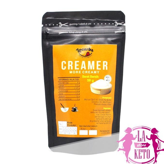 

LA KETO - CREAMER LOW CARB KETOFRIENDLY/DIABETIC FRIENDLY/50gr NETTO