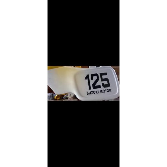 Stiker Side panel Suzuki TS125 stiker side cover stiker suzuki TS125 stiker TS125 striping Suzuki TS