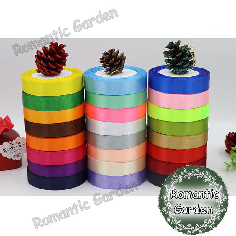 

2cm Pita Satin / Hadiah Kemasan Pita Bunga /DIY Bunga Buatan
