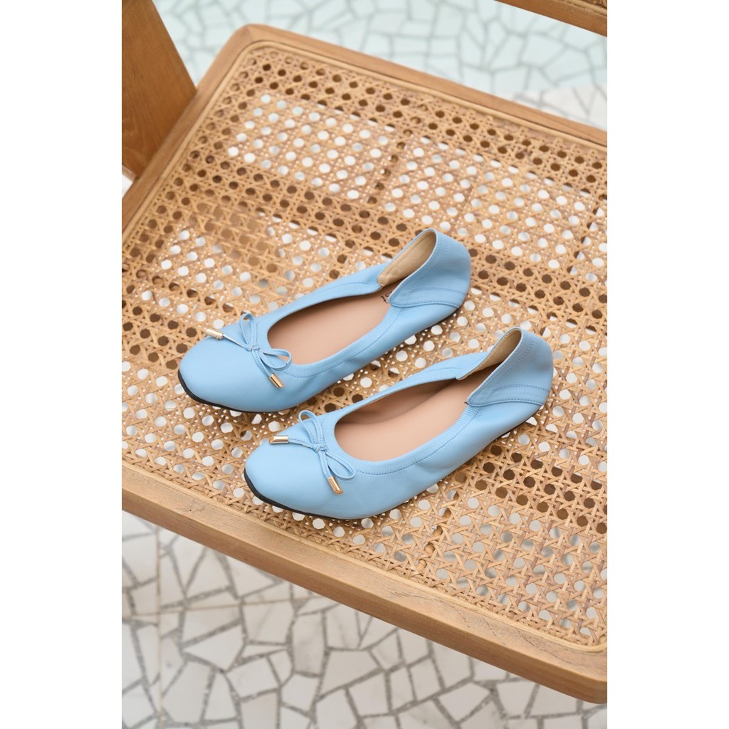 Baru Silvermist Ellena Flat Elegant Blue Kekinian