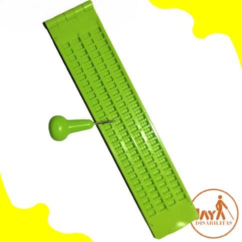 

TERMURAH RIGLET REGLET BRAILLE SIZE KECIL | REGLET | ALAT TULIS TUNANETRA | 4 BARIS | STYLUS an-147