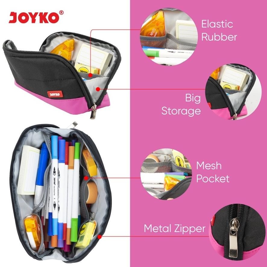 

TERLARIS KOTAK PENSIL / PENCIL CASE JOYKO PC-5005 / TEMPAT ALAT TULIS jg-8