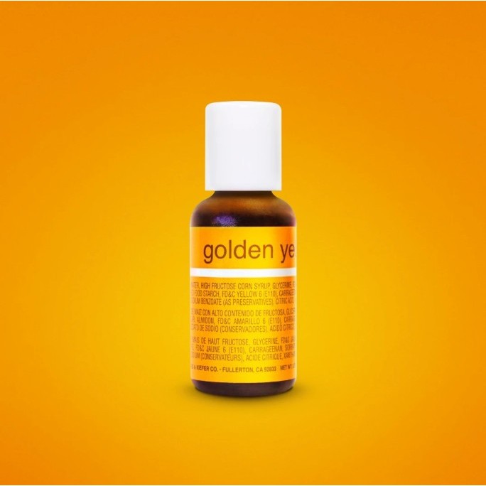 

Golden Yellow Chefmaster Liqua-Gel Food Coloring 20 ml