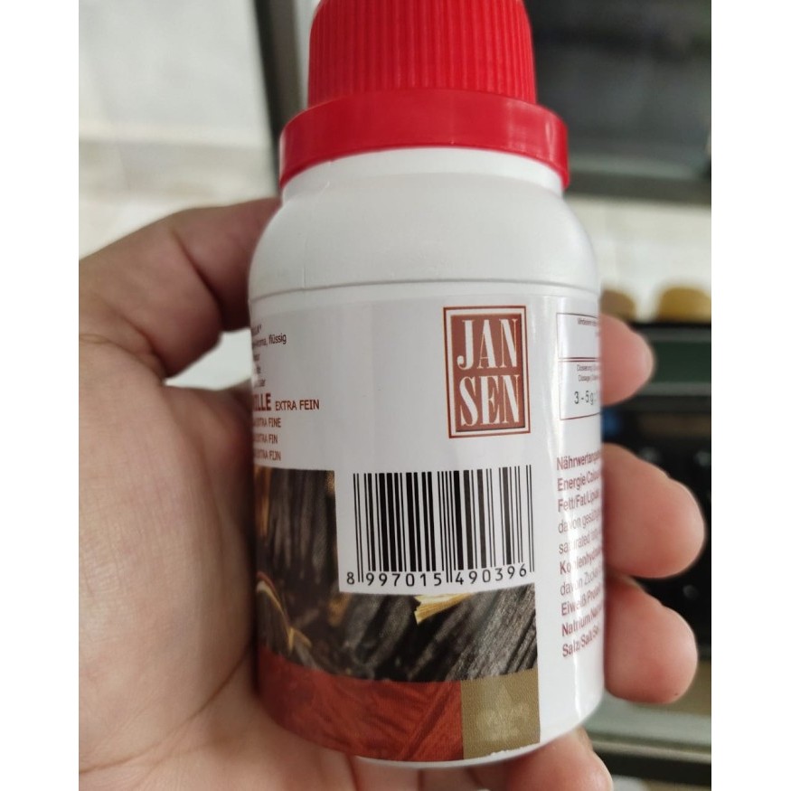 

Jansen Vanilla Extract Halal / Vanila Ekstrak 100 gr