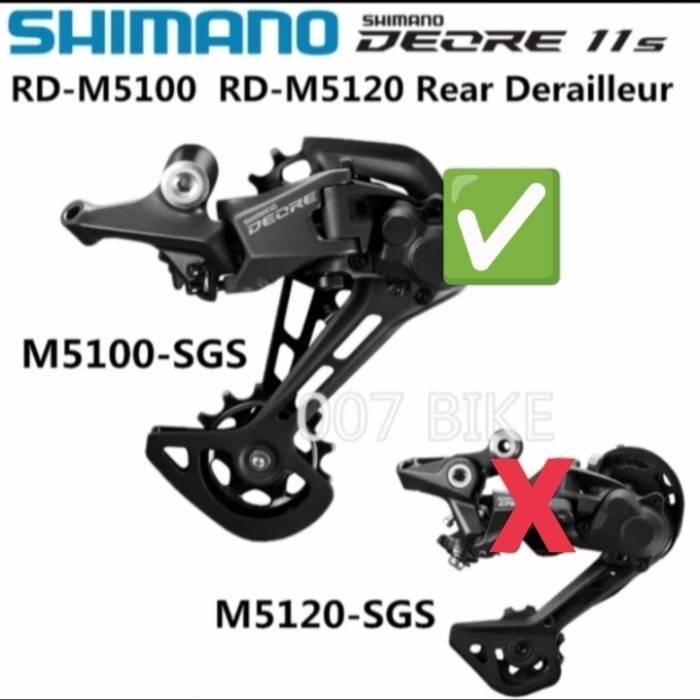 Ready RD Shimano Deore 11s M5100 SGS JAPAN. RD-M5100 SGS SHIMANO DEORE JAPA