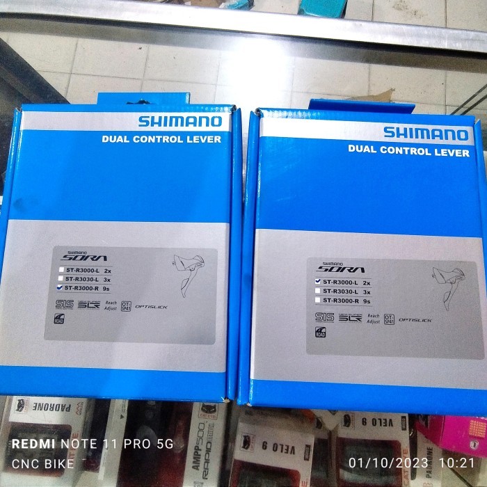 Ready Brifter Shifter Shimano Sora R3000