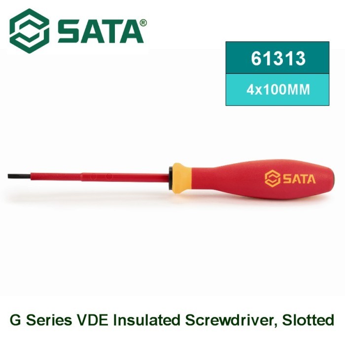 SATA Obeng Listrik Minus 4 X 100 mm (Germany) 61313 Screwdriver