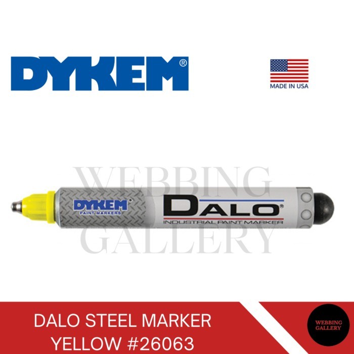

Ready Dalo Steel Marker Yellow / Spidol Dalo kuning