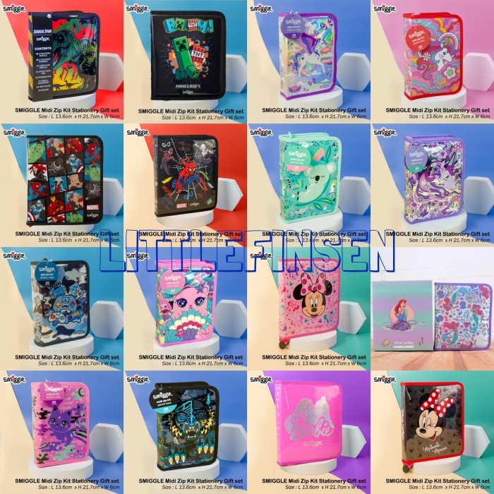 

Ready Smiggle midi zip kit/pencil case smiggle/smiggle shark budz