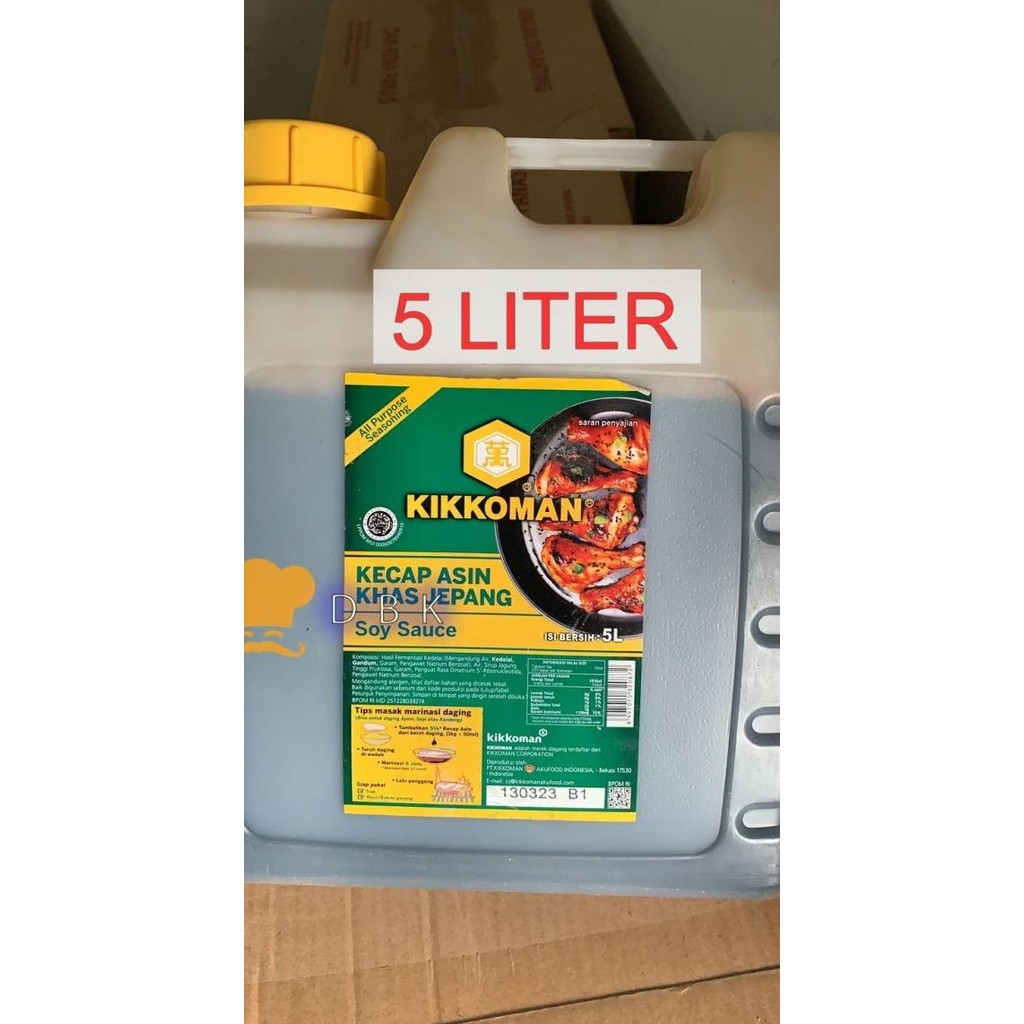 

Kikkoman Soy Sauce 5 Liter Dirigen Halal Ter Kecap Asin Jepang