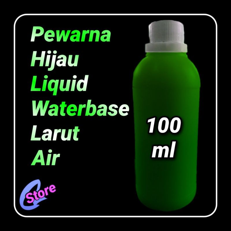 

MURAH PEWARNA HIJAU 100 ML LIQUID WATERBASE LARUT AIR PREMIUM