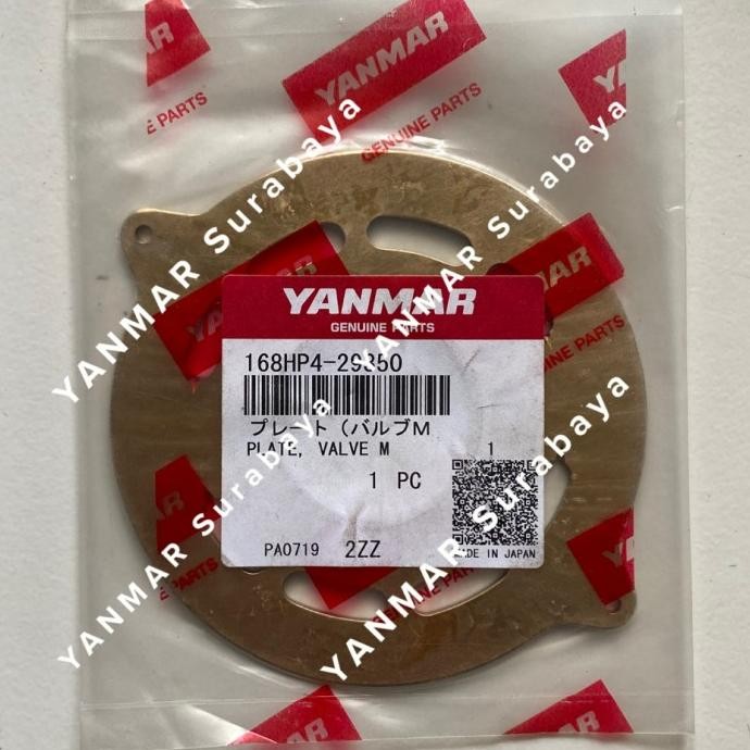 [YNM] VALVE PLATE M / PLAT HST YANMAR YH850 168HP4-29350 ORIGINAL