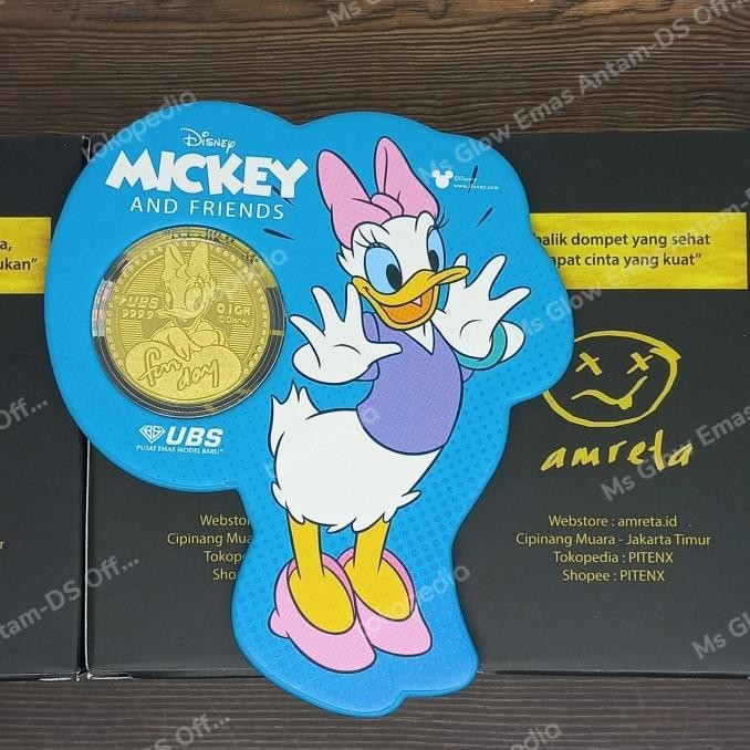 

Produk Hits Ubs Angpao 24K Disney Thin Daisy 0,1 Gr