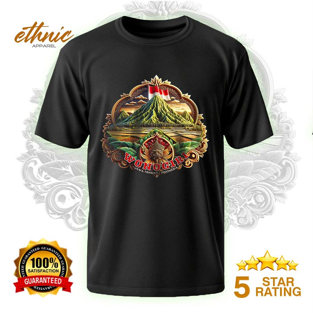 T-shirt Kaos Distro WONOGIRI - JAWA TENGAH - Premium Quality - WNGX3