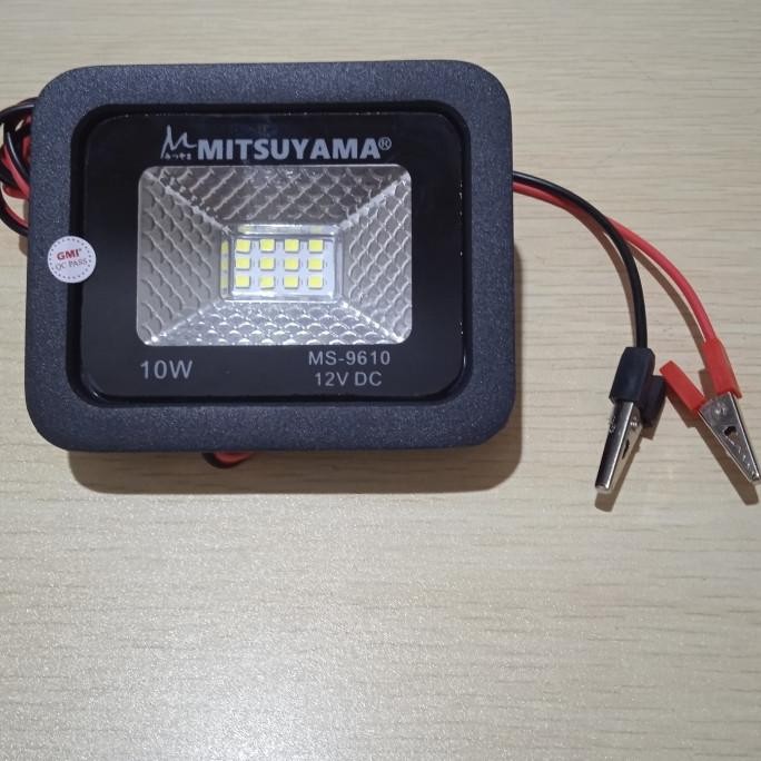 Lampu Sorot 10w Aki Led Floodlight 10 w Lampu Tembak 10 watt 12 volt