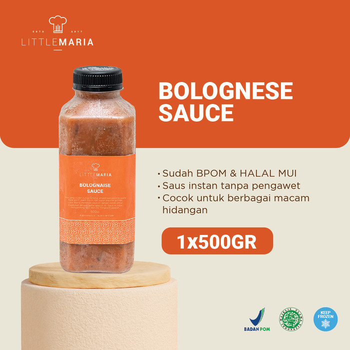 

Sale Littlemaria Bolognaise Sauce/Saus Bolognaise 500G