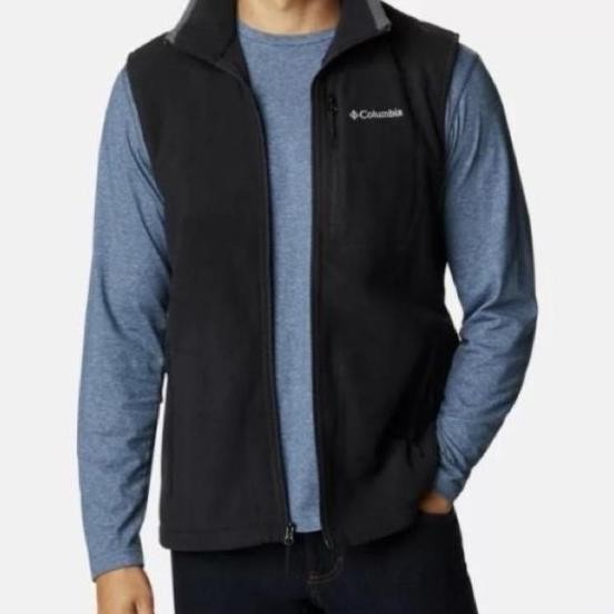 Columbia Men Fast Trek Fleece Vest Rompi Polar Sweater
