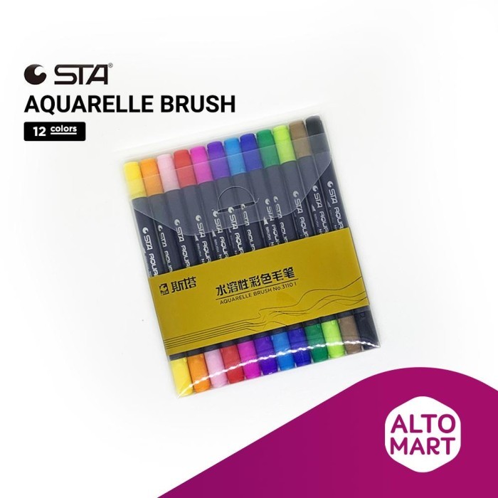 

Ba Sta Aquarelle Water Color Dual Tip Brush Pen