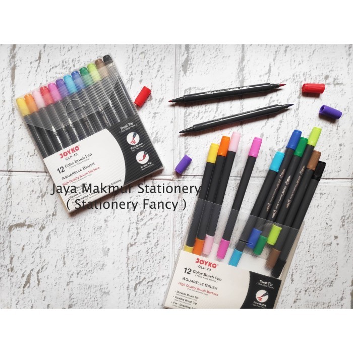

Ba Color Brush Pen Joyko 12 Warna Clp-43