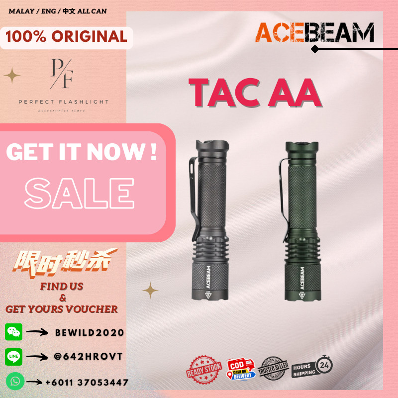 ACEBEAM TAC AA Senter Senter Sempurna |B617E5FF|