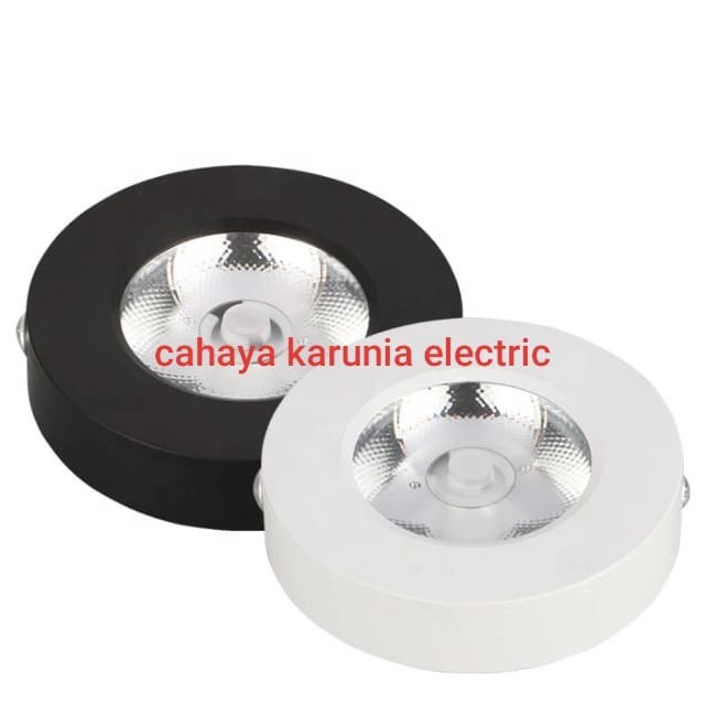 Lampu downlight outbow / lampu lemari / etalase 5watt body hitam/putih