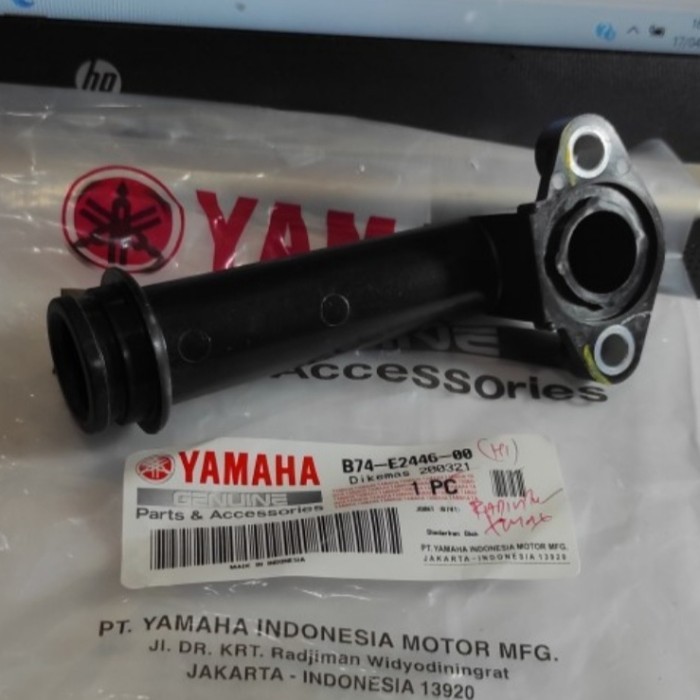 JOINT RADIATOR XMAX , X MAX ASLI ORIGINAL ORI YAMAHA B74 E2446 00